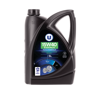 Image de U
Huile 15W40 pour moteurs essence 5