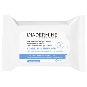 Image de Lingettes démaquillantes pour le visage et les yeux DIADERMINE