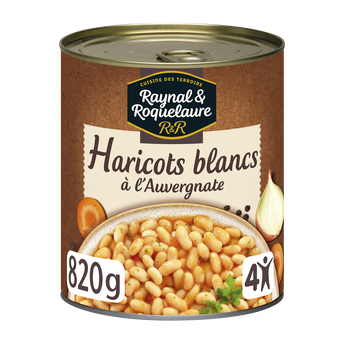 Image de Haricots blancs cuisinés à l'Auvergnate RAYNAL ET ROQUELAURE - Boîte de