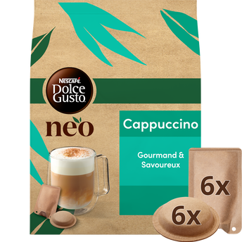 Image de Café capsules NESCAFE NEO Cappuccino - compatible DOLCE GUSTO