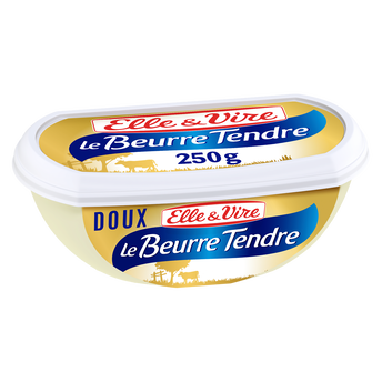 Image de Beurre tendre doux ELLE&VIRE - barquette