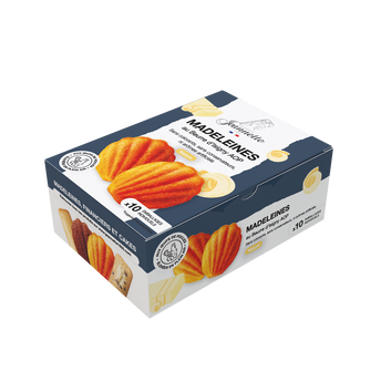 Image de Boite de 10 madeleines nature BISCUITERIE JEANNETTE