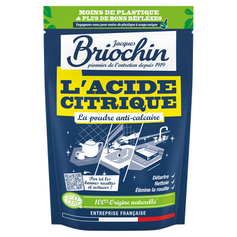 Image de Acide citrique écocert, JACQUES BRIOCHIN, doypack