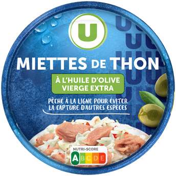 Image de U
Miettes de thon huile olive peche ligne