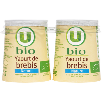 Image de U BIO
Yaourts bio nature au lait de brebis