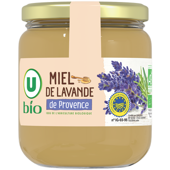 Image de U BIO
Miel de lavande de provence bio - Pot verre