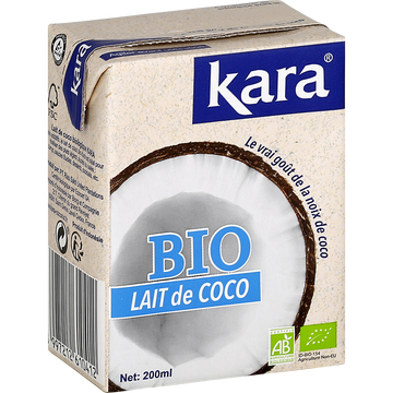 Kara Lait De Noix De Coco Kara Bio Brique 200ml