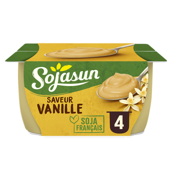 Image de Dessert au soja saveur vanille SOJASUN