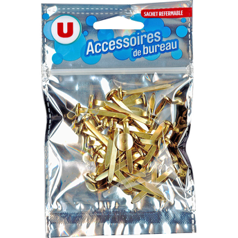 Image de U
Attaches parisiennes n°8, 30mm, 40