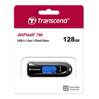 Image de Clé usb TRANSCEND 128go serie 790 usb 3.1
