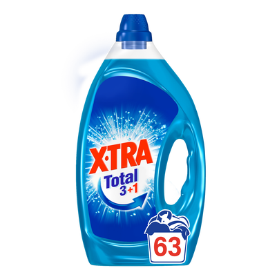 Lessive liquide concentrée XTRA TOTAL 2,835L 63 lavages - Super U