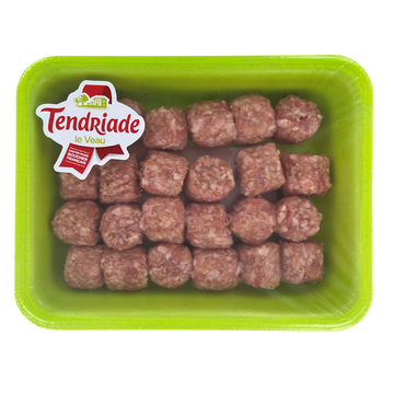Tendriade Boulette De Veau Nature, Tendriade, 24 Pièces, Barquette, 720g