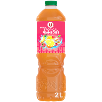 Image de U
Boisson aux fruits tropical framboise  bouteille de