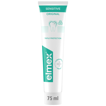 Image de Dentifrice sensitive original 0 colorant ELMEX