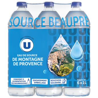 Image de U
Eau de source de montagne Provence 6x1