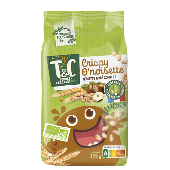 Image de Crispy aux noisettes bio TERRES ET CEREALES