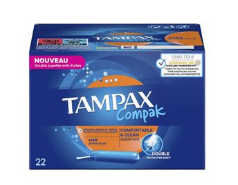 Image de Tampons super plus avec applicateur TAMPAX COMPAK