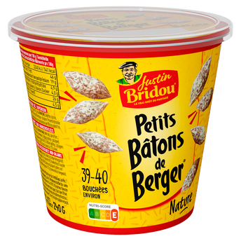 Image de Petits bâtons de berger nature apero box JUSTIN BRIDOU