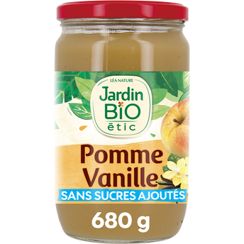 Image de Dessert fruitier pomme-vanille biofruits JARDIN BIO