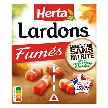 Herta Herta Lardons Fumés Csn Sécables 2x75g