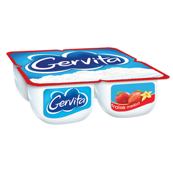 Image de Fromage blanc mousse fraise melba GERVITA