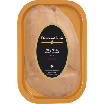Canard Foie Gras De Canard Extra Cru, Diamant Noir, Bulgarie, 1 Pièce 550 G Environ