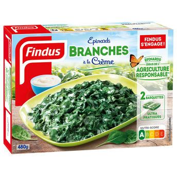 Image de Epinards en branches à la crème fraiche FINDUS