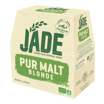 Image de Bière blonde biologique JADE, 4,5°