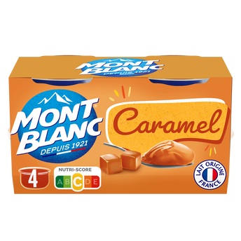 Image de Crème dessert Coupelles Caramel MONT BLANC