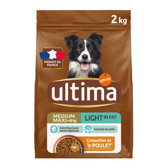 Image de Croquettes pour chien médium Repas Équilibré light ULTIMA