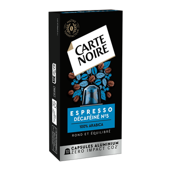 Image de Café capsules CARTE NOIRE L'EXPRESSO N°5  - compatible NESPRESSO