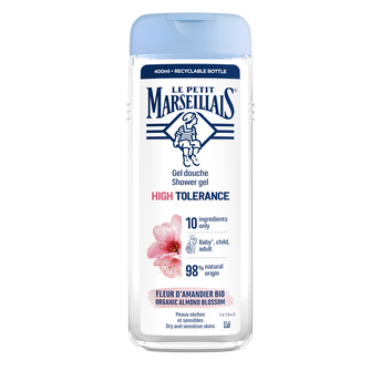 Image de Gel douche fleur d'amandier bio adoucissant haute tolérance LE PETIT MARSEILLAIS