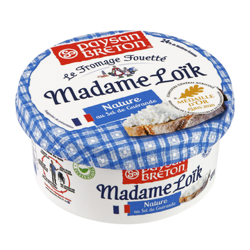 Paysan Breton Fromage À Tartiner Nature Fouetté Madame Loik - 320g