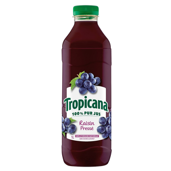 Image de Jus de raisin origine France TROPICANA, bouteille d'1