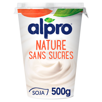 Image de Dessert végétal soja nature sans sucres ALPRO