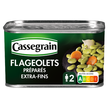 Image de Flageolets verts extra fin CASSEGRAIN - Boîte