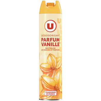 Image de U
Désodorisant vanille aérosol de