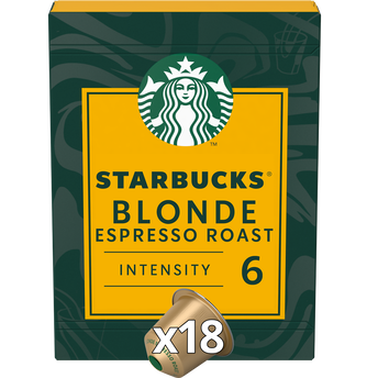 Image de Café capsules STARBUCKS BLONDE ESPRESSO ROAST N°6 - compatible NESPRESSO