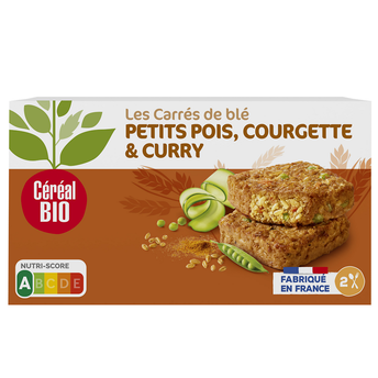 Image de Galette petits pois courgette curry CEREAL BIO - x2