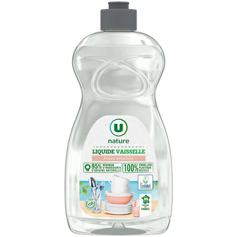 Image de U NATURE
Liquide vaisselle peaux sensibles - Flacon