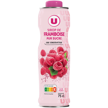 Image de U
Sirop de framboise  bidon de