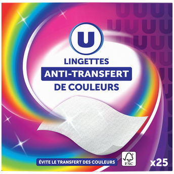 Image de U
Lingettes anti-transfert de couleurs