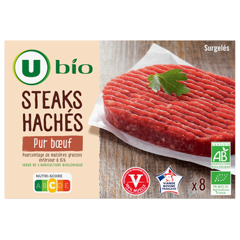 Image de U BIO
Steacks hachés x8