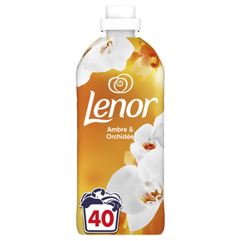 Image de Liquide Adoucissant AMBRE ET ORCHIDEE 40D LENOR
