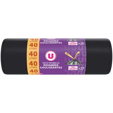 Sac poubelle 40 discount litres super u