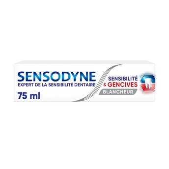 Image de Dentifrice sensibilité & gencives blancheur SENSODYNE, tube de