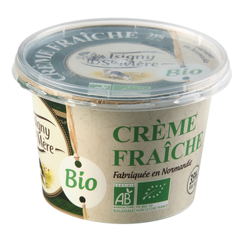 Image de Crème fraîche bio ISIGNY STE MERE, 35%MG - Pot