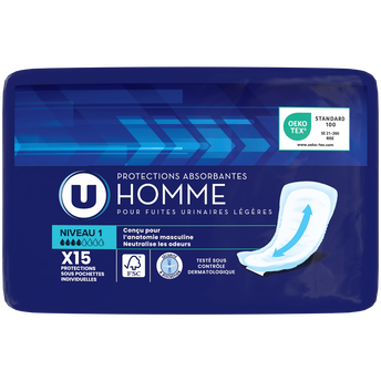 Image de U
Protections anatomiques pour homme niveau 1 <