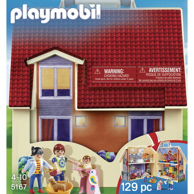 PLAYMOBIL La maison traditionnelle - Maison transportable - 5167 - Dès4 ans  - Super U, Hyper U, U Express 