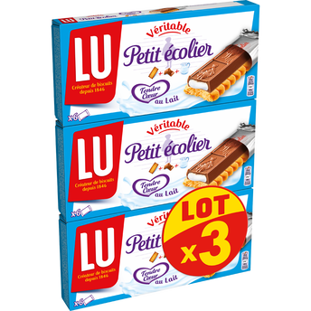 Image de Biscuits tendre coeur au lait PETIT ECOLIER LU - Paquet de